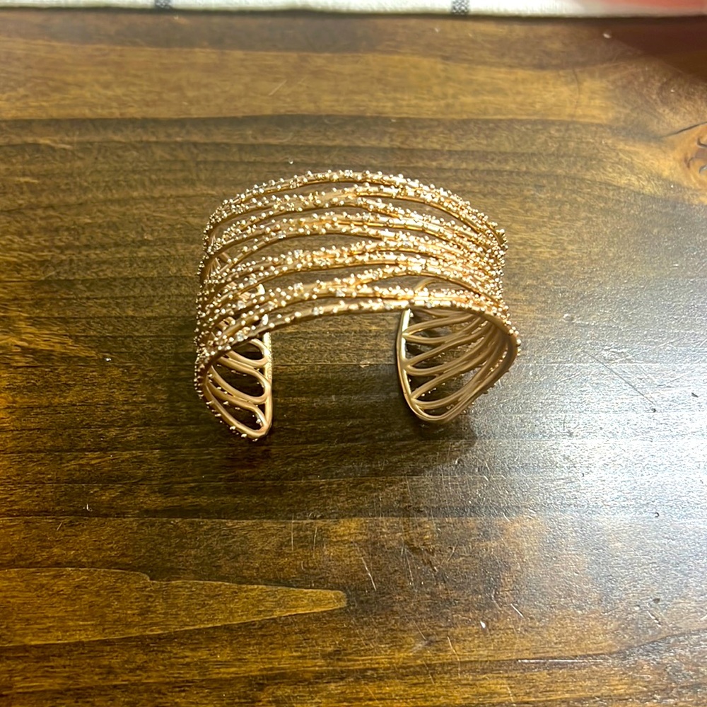 Rose gold cuff